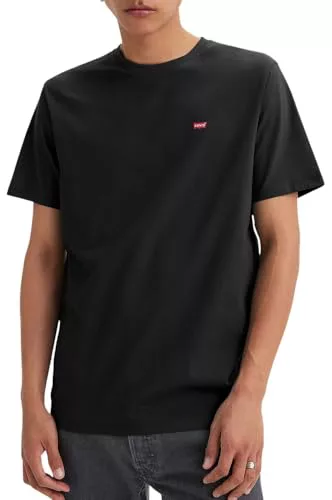 Levi's Ss Original Housemark Tee Camiseta, Stonewashed Black, L para Hombre