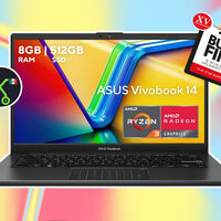 Laptop barata para tareas básicas con 8 GB de RAM. Tiene teclado en español con Ñ