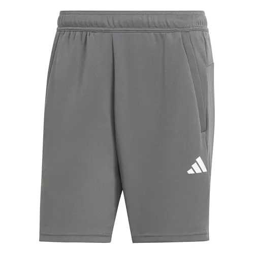 Adidas Hombre Train Essentials All Set Training Shorts, Grey Five/White, L