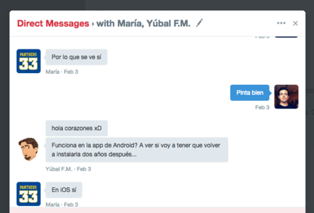 Twitter Mensajes Directos