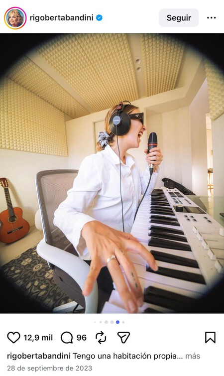 El estudio de Rigoberta Bandini