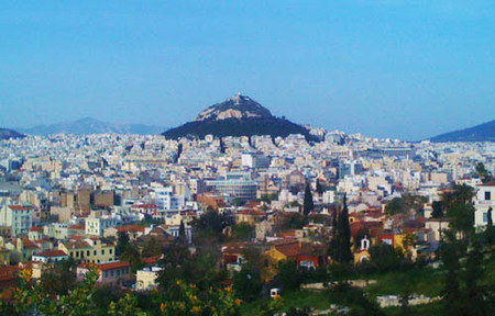 El monte Lykavittos, mirador de Atenas