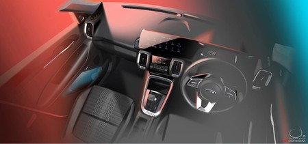 Así luce el interior del KIA Sonet, el mini SUV que se presentará la siguiente semana