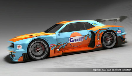 Vizualtech propone un Dodge Challenger para las 24h de Le Mans