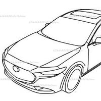 ¡Filtrado! El nuevo Mazda 3 Sedán se escapa a través de un puñado de bocetos