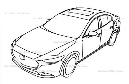 ¡Filtrado! El nuevo Mazda 3 Sedán se escapa a través de un puñado de bocetos