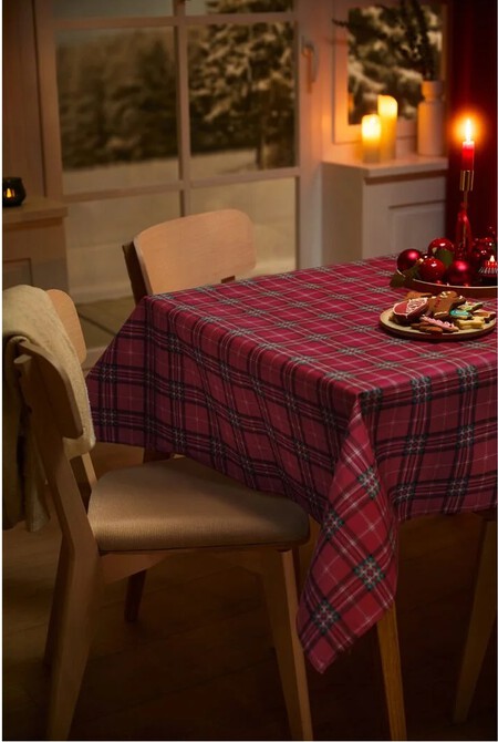 Mantel de tartán Lidl
