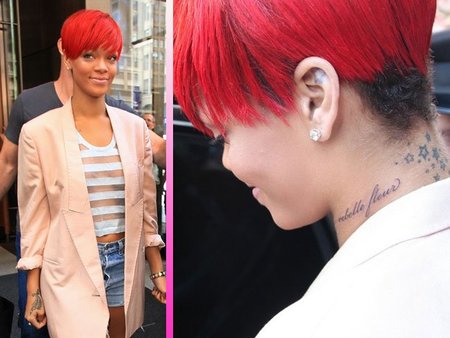 ¡Avistado! Nuevo tatuaje para Rihanna