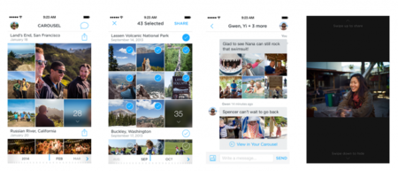 Carousel, la nueva aplicación de Dropbox para nuestras fotos y vídeos