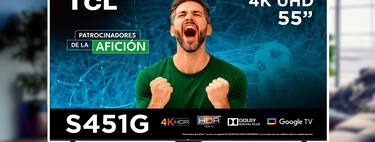Amazon remata esta pantalla TCL 4K de 55 pulgadas en poco más de 4,500 pesos. Más barata que nunca con cupón de descuento 