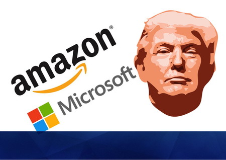 Un polémico y multimillonario contrato militar enfrenta a Amazon con Trump y Microsoft tanto en los medios como en los tribunales