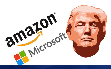 Un polémico y multimillonario contrato militar enfrenta a Amazon con Trump y Microsoft tanto en los medios como en los tribunales