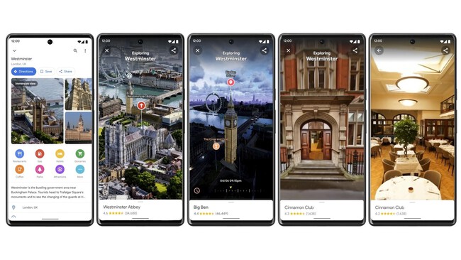 Google Maps Immersive View