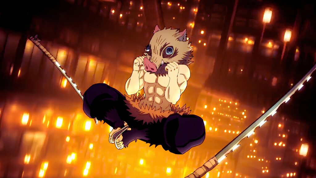 ¿Por qué hay un cazademonios tarado en Kimetsu No Yaiba que siempre va sin camiseta? 