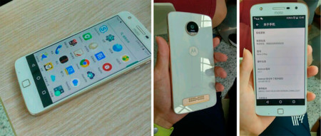 El Moto Z Play se deja ver con un chasis blanco cubierto de cristal