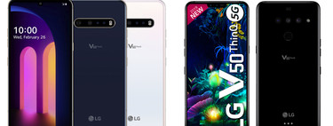 Del LG V50 ThinQ 5G al LG V60 ThinQ 5G: todo lo que ha cambiado en el buque insignia de la surcoreana
