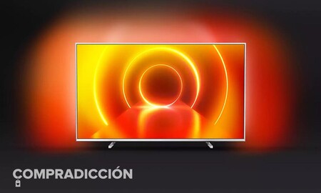 Una smart TV de gran diagonal con Ambilight como la Philips 58PUS7855/12 se puede comprar ahora a precio de chollo en El Corte Inglés: la tienes por 459 euros