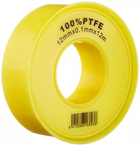 Anzapack 954114F - Cinta Teflón Profesional De 12 M. X 12 Mm. X 0,1 Mm.