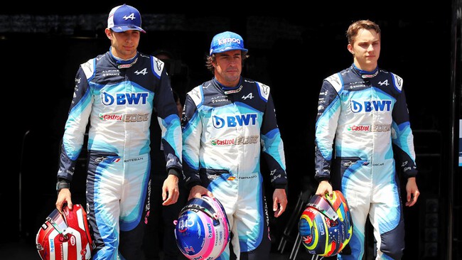 Alonso Piastri Alpine F1 2022