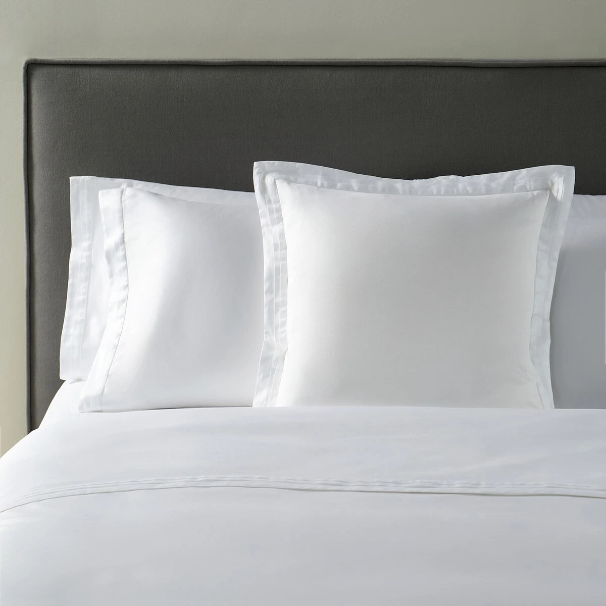 Juego de sábanas satén algodón egipcio 600 hilos Milan El Corte Inglés - Blanco Cama 90 cm