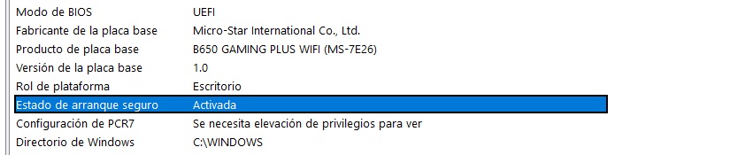 Recurso Secure Boot