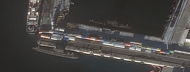 Un día después los satélites no dejan dudas: Rusia fortificó un puente, y un dron de Ucrania hizo realidad la ciencia ficción