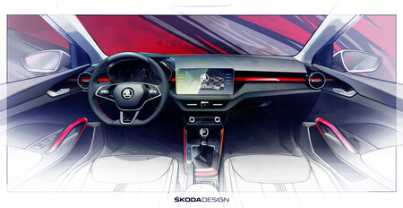 Skoda Fabia Monte Carlo 2022, bocetos