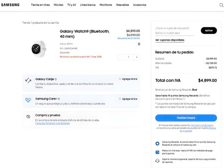 Samsung Reloj Oferta Captura