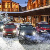 Toda la gama de Jeep reunida para que la manejes en la nieve 