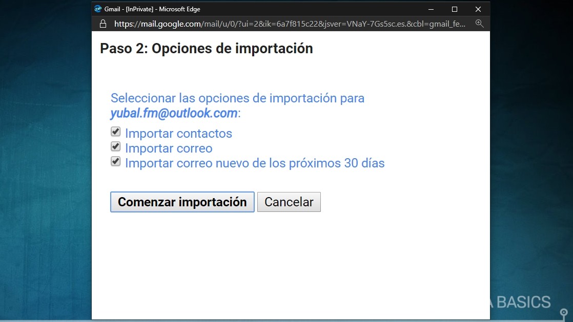 ACCEDER A GMAIL DESDE OTRA CUENTA visual data 5