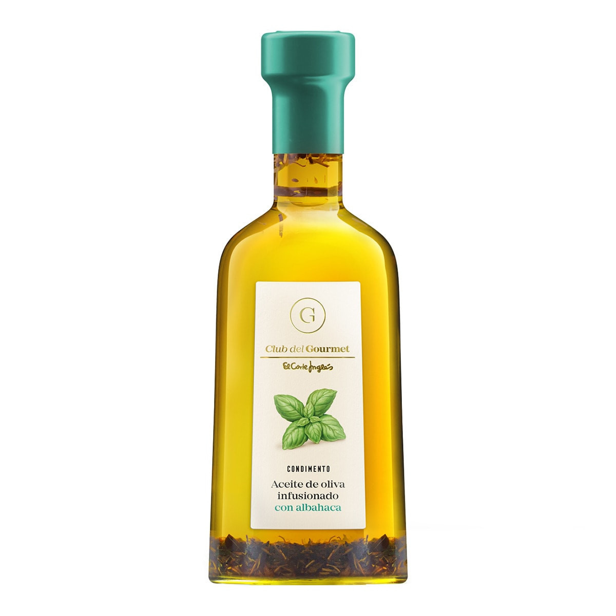 Aceite de oliva infusionado con albahaca Club del Gourmet