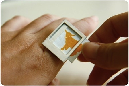 Anillo Polaroid, lleva tus fotos donde quiera que vayas