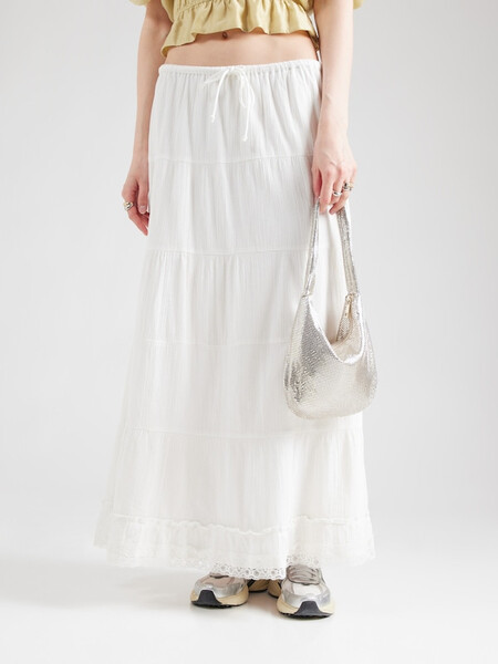 Falda Vmclementine Vero Moda En Blanco