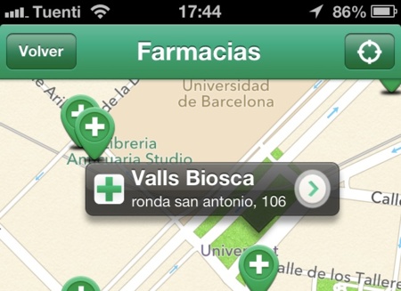 eFarmacias, encuentra rápidamente una farmacia abierta cerca de tu posición
