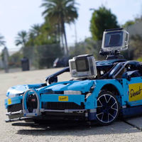 Este Bugatti Chiron de LEGO es más rápido a escala de lo que sería el Chiron de verdad