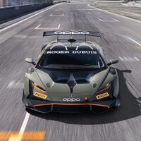 El Lamborghini Huracán Super Trofeo EVO2 de carreras adelanta rasgos de los futuros toros de calle, incluyendo un guiño al Countach