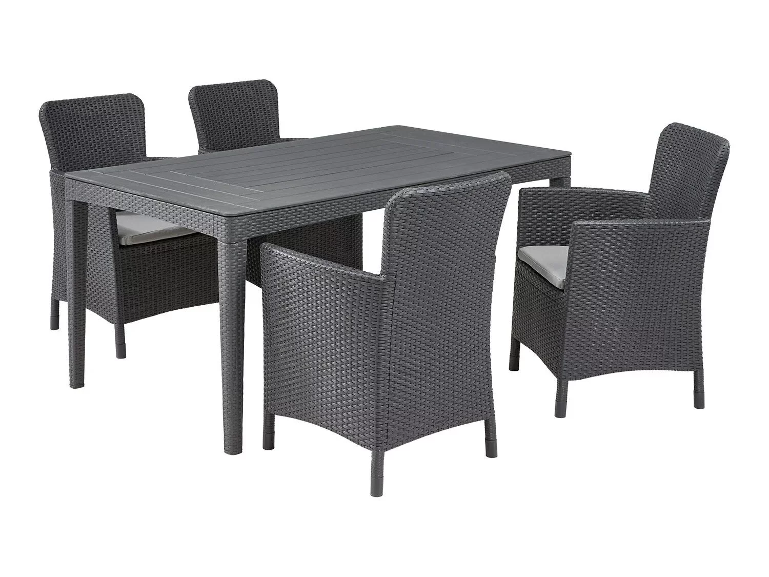 Allibert Conjunto de mesa y sillones