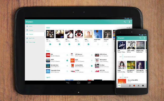 TuneIn Radio para Android