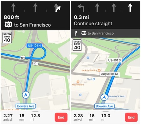 La indicación de carreteras en los mapas de iOS 11 llega a más países europeos