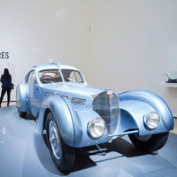 Este Bugatti Type 57 SC Atlantic es uno de los dos únicos ejemplares que existen en el mundo y está expuesto en Bilbao 