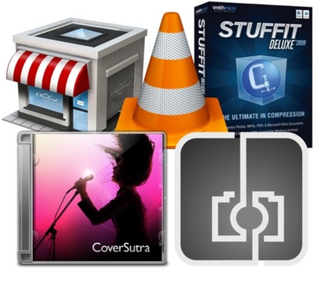 Actualizaciones de software: VLC 1.02, Stuffit Deluxe, Checkout 3, Coversutra y CameraBag para Mac OS X