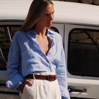 Ralph Lauren liquida la camisa de lino más bonita y fresca que transformará todos nuestros looks veraniegos 