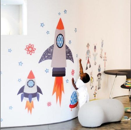Vinilos serigrafiados sobre tela que nos abren un mundo de posibilidades en decoración infantil