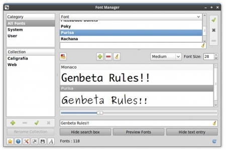 Font Manager: el gestor de tipos de letra definitivo para GNOME