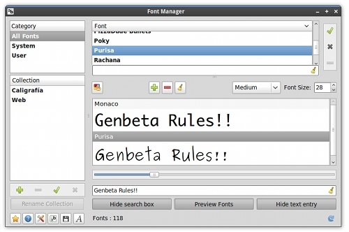 Font Manager