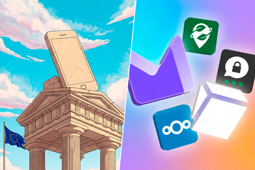 72 alternativas europeas para el móvil a Google, Gmail, Maps, Drive, WhatsApp y otras apps