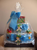 Tarta de pañales como regalo para un recién nacido