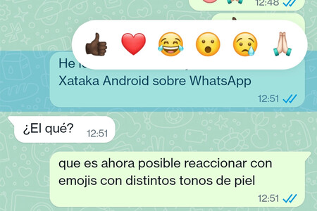 WhatsApp mejora las reacciones en su beta con dos novedades