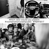 ¿Y tú, qué vistas prefieres para comer? Una genial defensa a la lactancia materna en público 