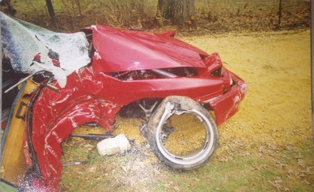 Toyota Supra accidente 2004